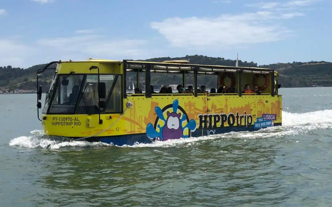 Passeio de HIPPOtrip uma aventura inesquecível em Lisboa para o canal Digital e o Contact Center